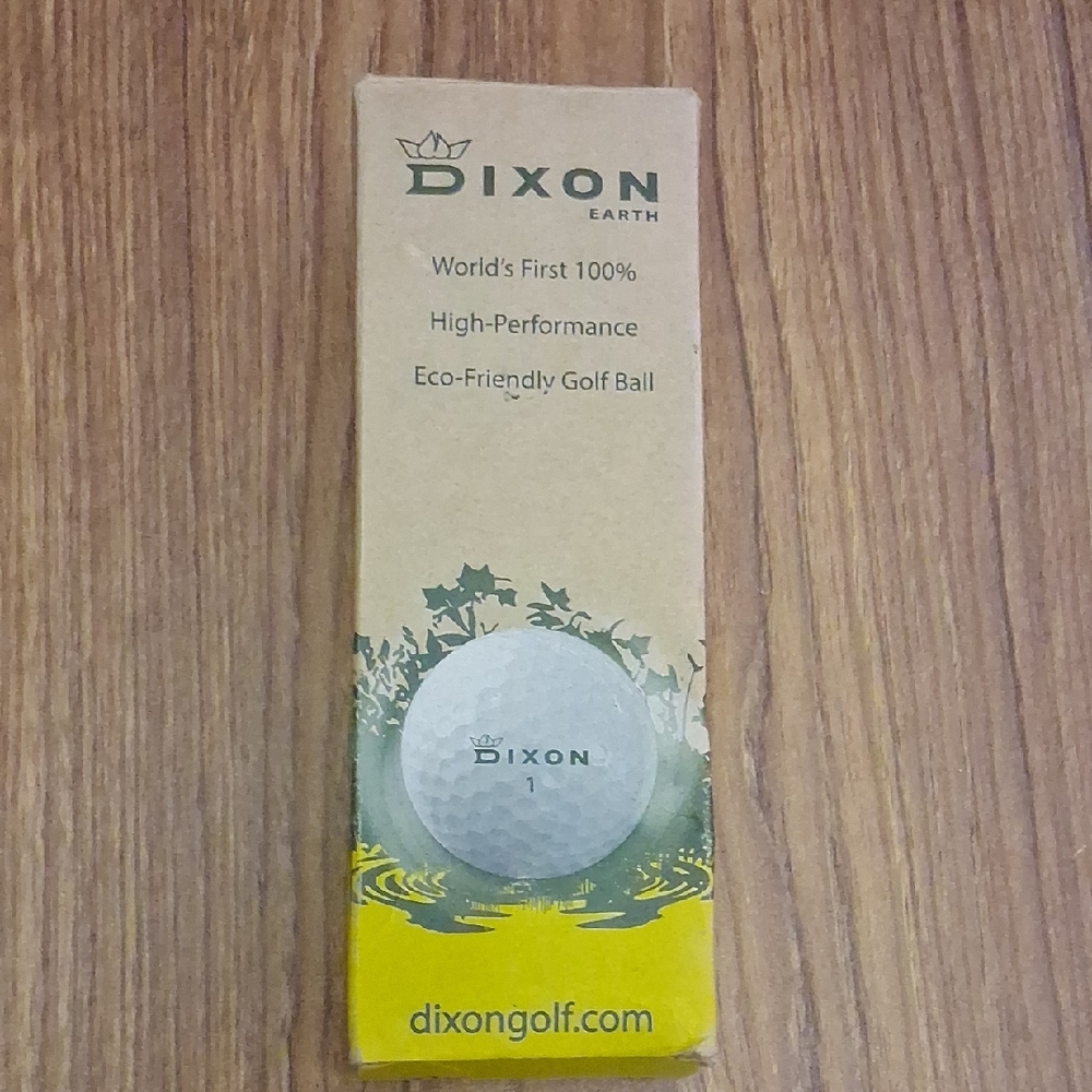 Tom Dixon Eco-Friendly Golf Ball Packaging - Brown and Yellow